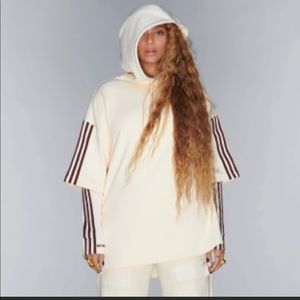 Ivy Park x Adidas short sleeve hoodie.